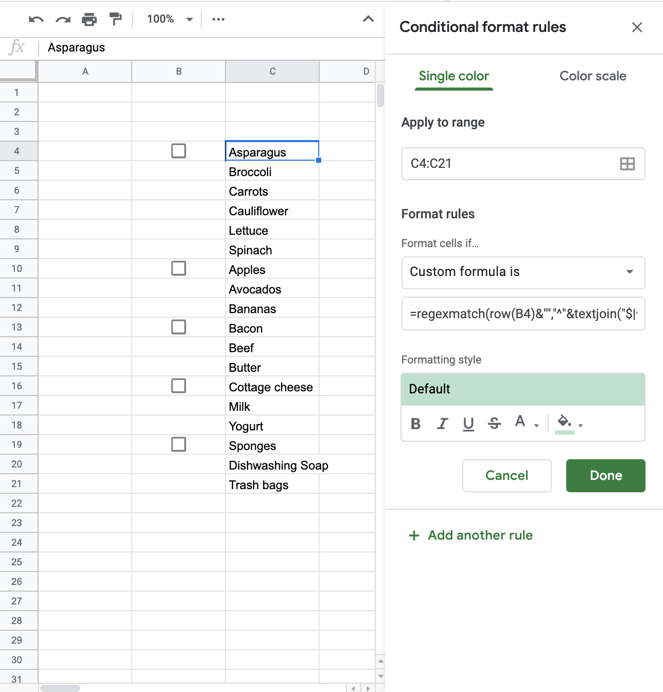 How to Highlight Multiple Groups and Control Tick Boxes in Google Sheets