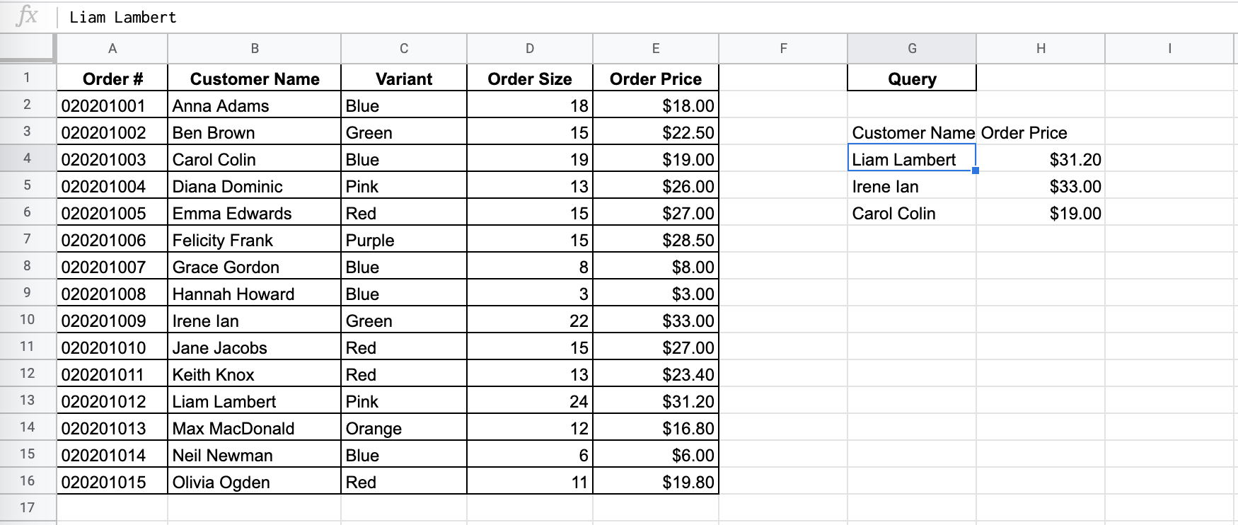 How to Limit Number of Rows in Google Sheets Query