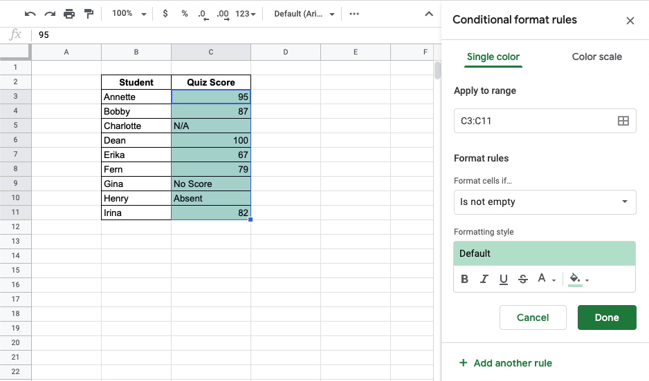 How to Use ISNUMBER Function in Google Sheets