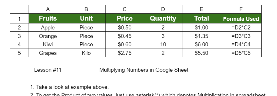 Print Column and Row Headings in Google Sheets