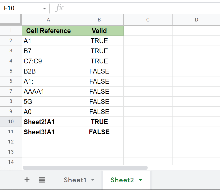 ISREF function checks if the Sheets are valid references as well
