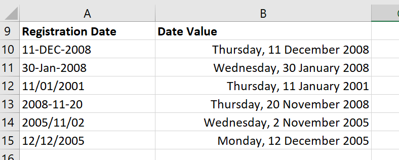 Convert a Date Stored as Text to a Date Value with a specific format