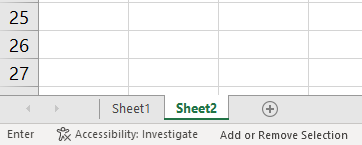 Use the Add or Remove Selection 