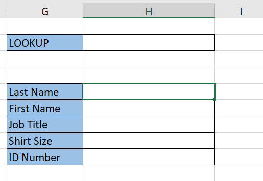 select first cell to add the VLOOKUP function for partial string match in Excel