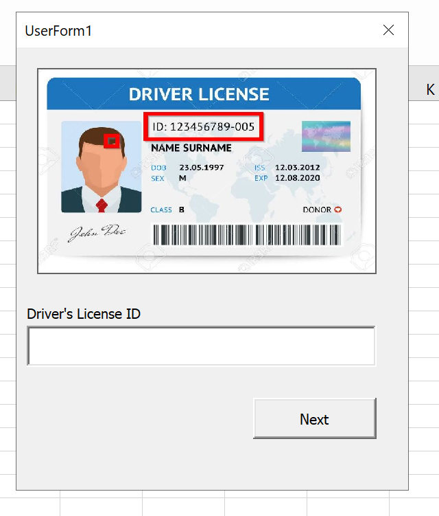 add sample photo to a userform with an input box