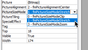 change picture size mode 
