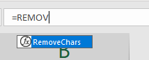 RemoveChars can now be called as a function
